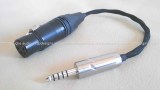 AX44S - XLR 4pin to 4.4mm balanced TRRRS adapter cable with optional FURUTECH 4.4mm jack