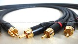 ICR3M - RCA interconnects with Klotz MY206 professional microphone cable and Neutrik connectors